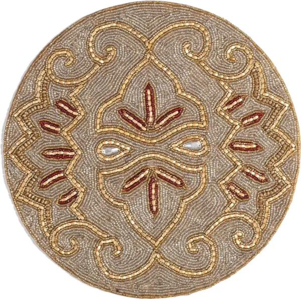 Regal Intricacy Beaded Placemat