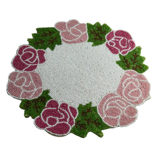 Rose Garden Beaded Placemat