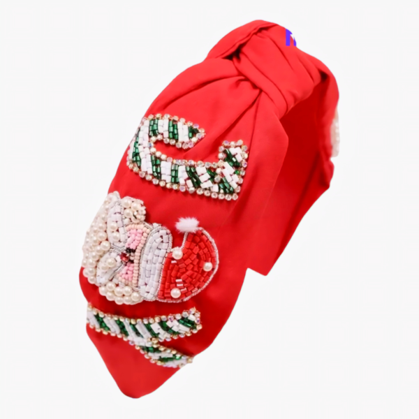 Candy Cane Santa Headband