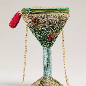 Beaded Icon Crossbody Bag