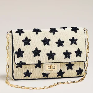 Maeve Oversized Beaded Shoulder Bag