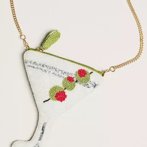 Beaded Icon Crossbody Bag