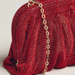 Rae of Light Crystal Embellished Clutch